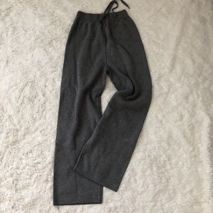 High waisted wide leg sweater pant